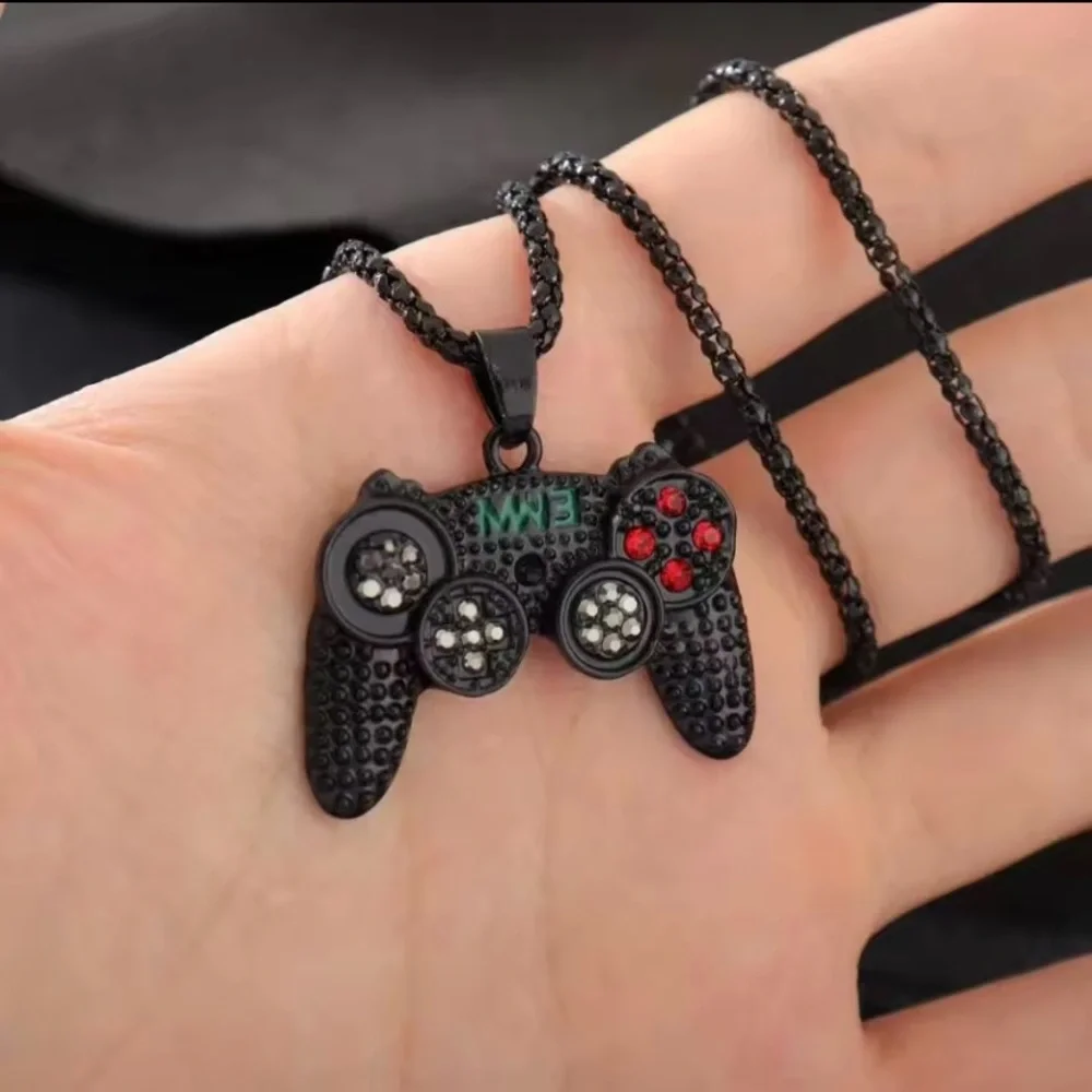 NWT! RetroBlack PlayStation Controller Pendant Necklace for Gamers